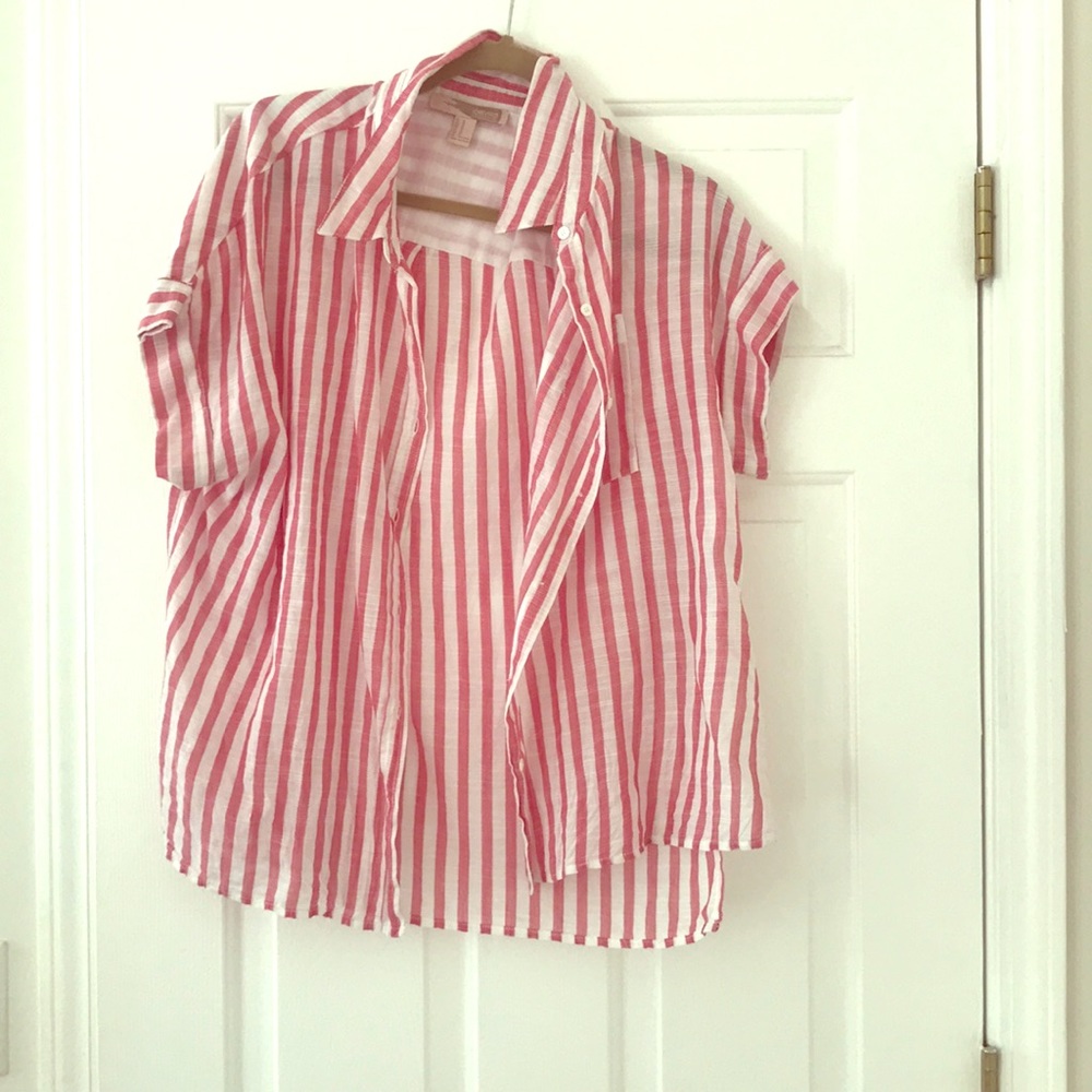 Forever 21 striped button down